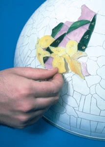 Odyssey 22" Elaborate Peony Mold And Pattern 5 Odyssey 22" Elaborate Peony Mold And Pattern - Image 5