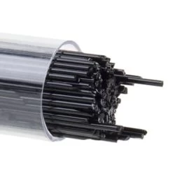 1mm Black Opal Stringers - 90 COE