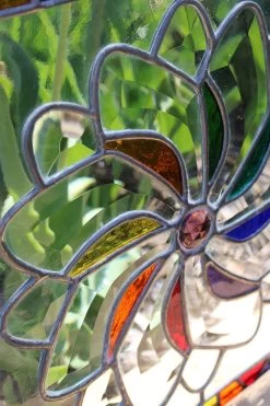 Amethyst Round 25mm Faceted Jewel -Stained Glass Deals Store 144709 40