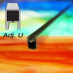 3/8" Adj U Zinc Came - 20 Lb Box