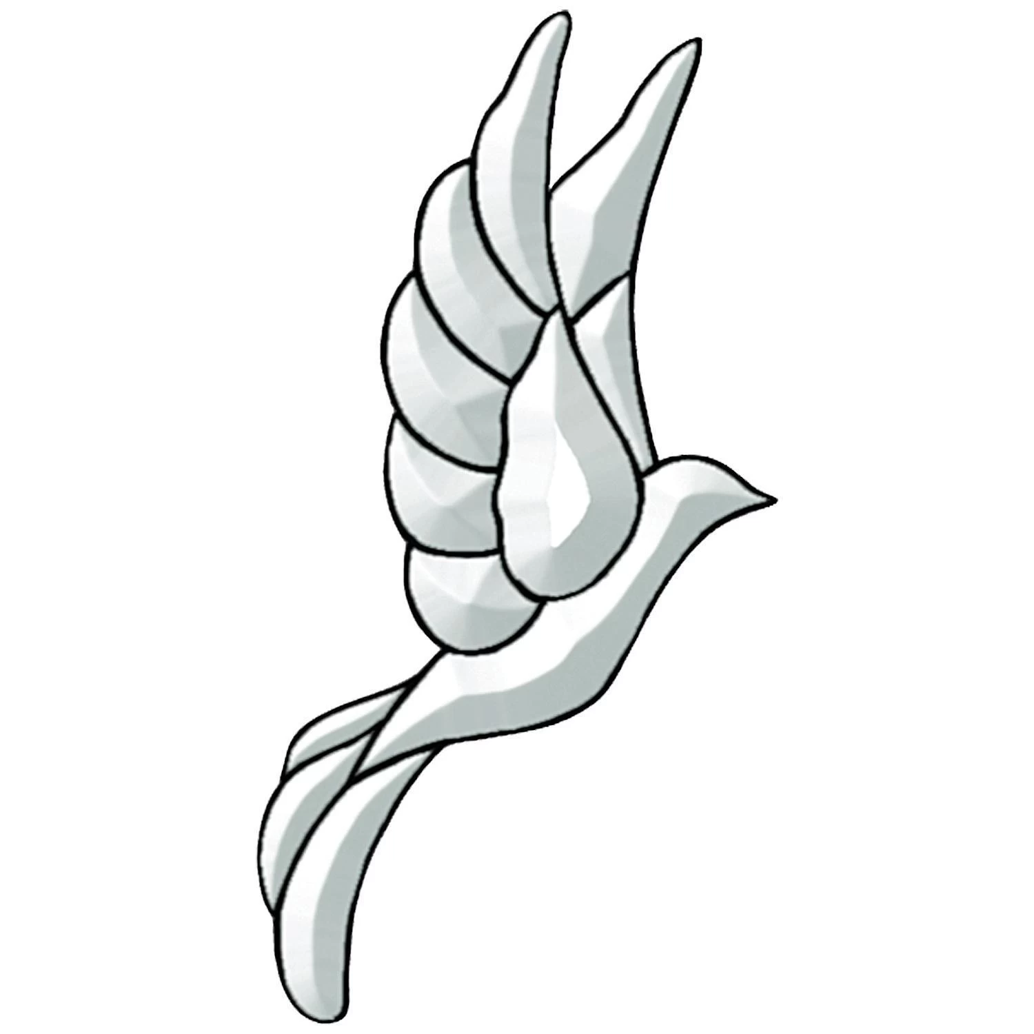 Dove Bevel Cluster - Faces Right 1 Dove Bevel Cluster - Faces Right