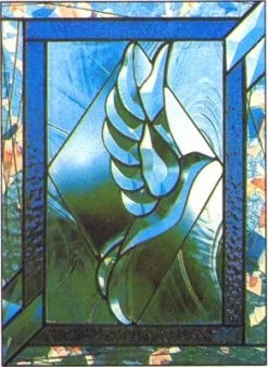 Dove Bevel Cluster - Faces Right 8 Dove Bevel Cluster - Faces Right -Stained Glass Deals Store 147005 30