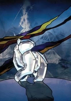 Polar Bear Bevel Cluster -Stained Glass Deals Store 147083 20