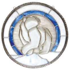 Polar Bear Bevel Cluster -Stained Glass Deals Store 147083 40