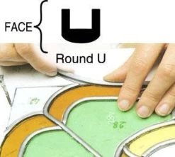 1/4" Round U Wide Channel Lead Came – 6 Ft Piece -Stained Glass Deals Store 148316 20