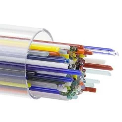 1mm Clear Stringers - 90 COE 10 1mm Clear Stringers - 90 COE -Stained Glass Deals Store 148427 30