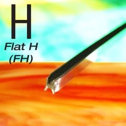 1/4" Flat H Wide Channel Lead Came – 6 Ft Piece