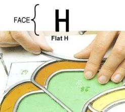 1/4" Flat H Wide Channel Lead Came – 6 Ft Piece -Stained Glass Deals Store 148603 20