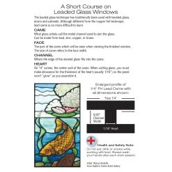 1/4" Flat H Wide Channel Lead Came – 6 Ft Piece -Stained Glass Deals Store 148603 30