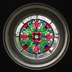 9" Circle Frame Bevel Cluster 8 9" Circle Frame Bevel Cluster -Stained Glass Deals Store 149804 30