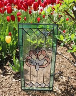 English Muffle Dusky Rose -Stained Glass Deals Store 173741 70