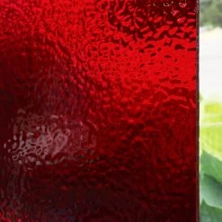 English Muffle Selenium Red -Stained Glass Deals Store 173798 20