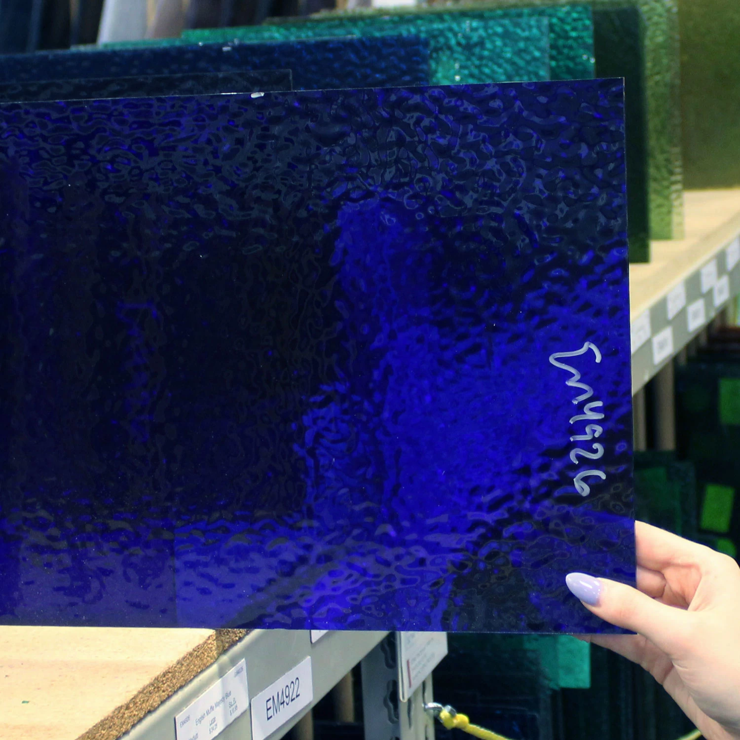 English Muffle Majesty Blue 5 English Muffle Majesty Blue - Image 5