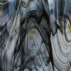 Oceanside Black, White On Clear Baroque