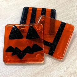 Oceanside Orange Transparent - 96 COE -Stained Glass Deals Store 176115 30