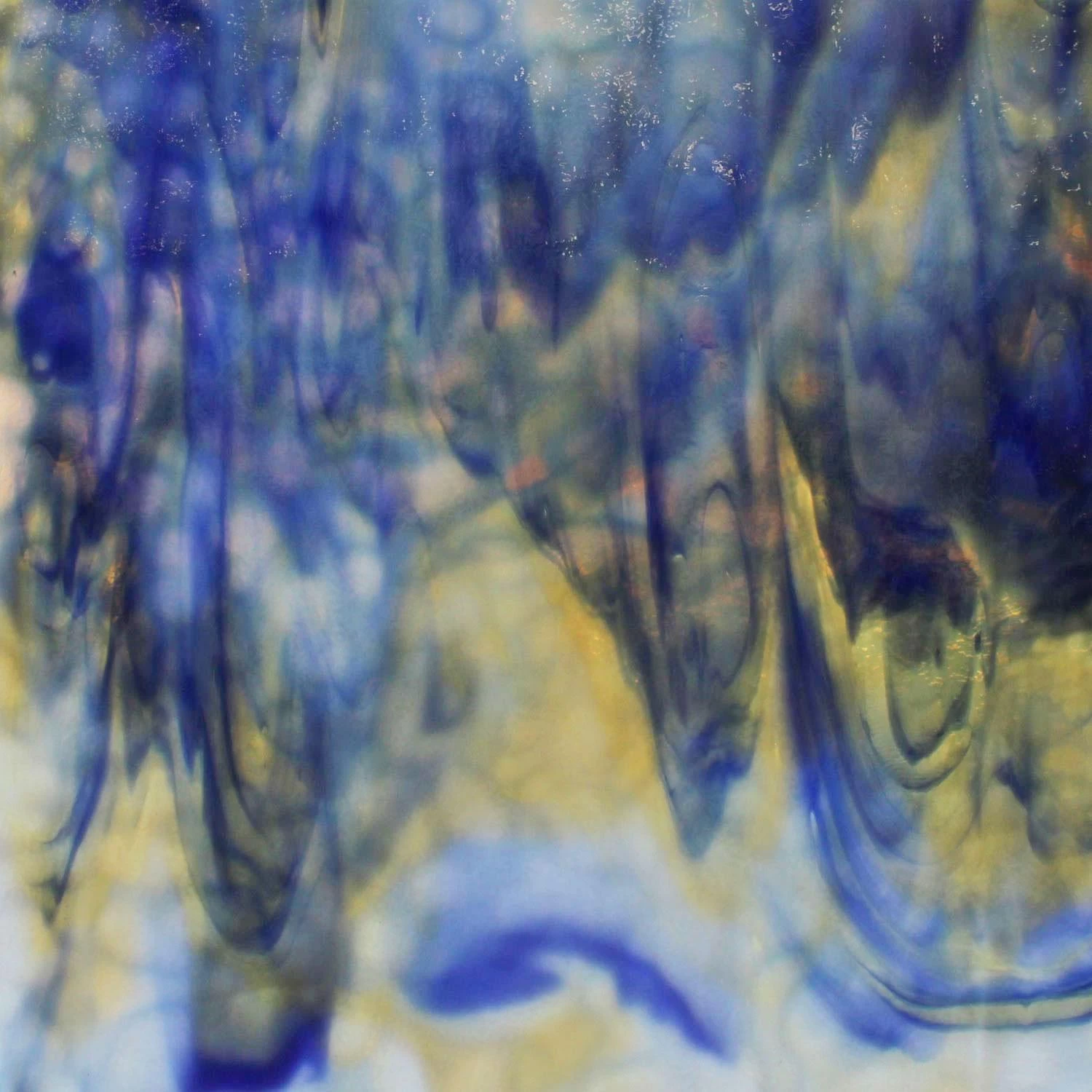 Youghiogheny White, Cobalt Blue, Amber Mottle 1 Youghiogheny White, Cobalt Blue, Amber Mottle