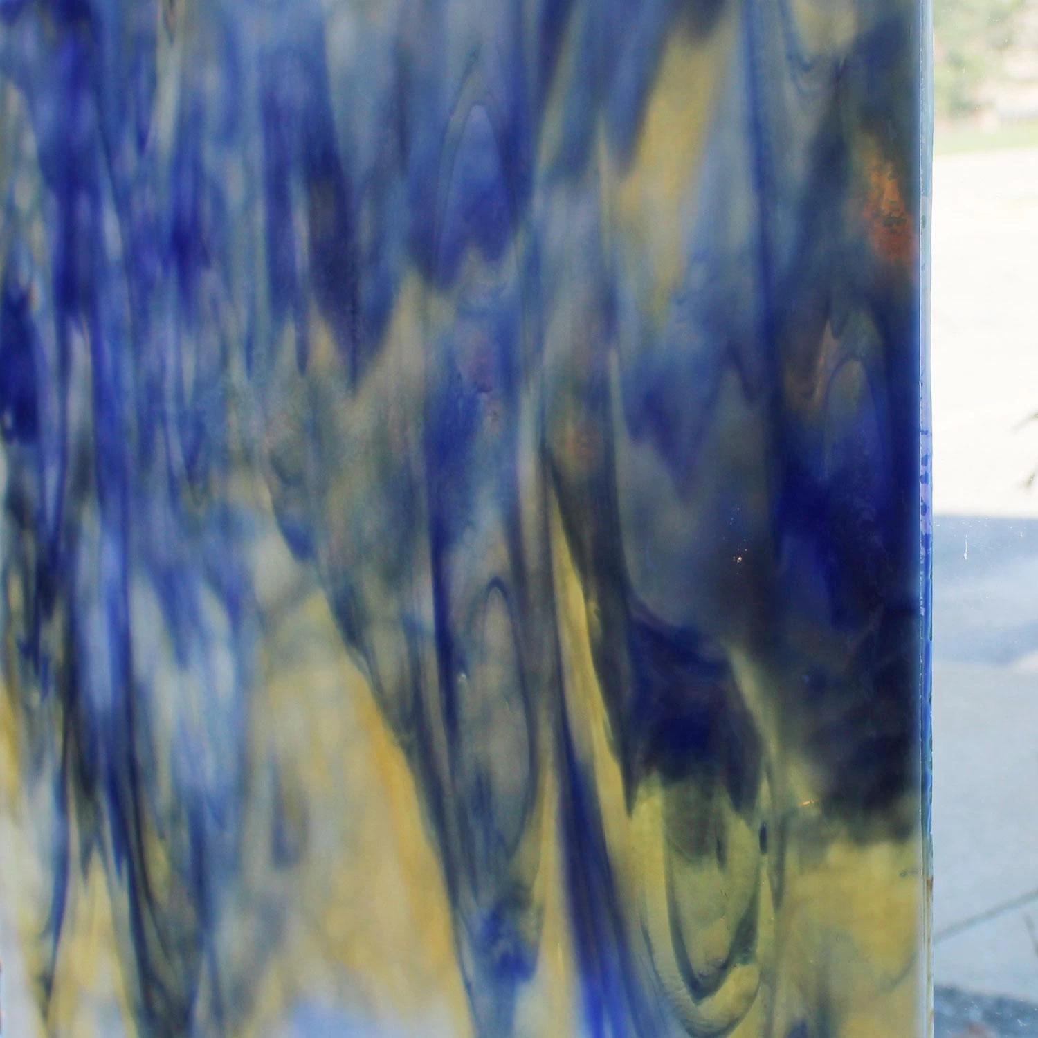 Youghiogheny White, Cobalt Blue, Amber Mottle 3 Youghiogheny White, Cobalt Blue, Amber Mottle - Image 3