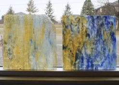 Youghiogheny White, Cobalt Blue, Amber Mottle 12 Youghiogheny White, Cobalt Blue, Amber Mottle -Stained Glass Deals Store 176321 50