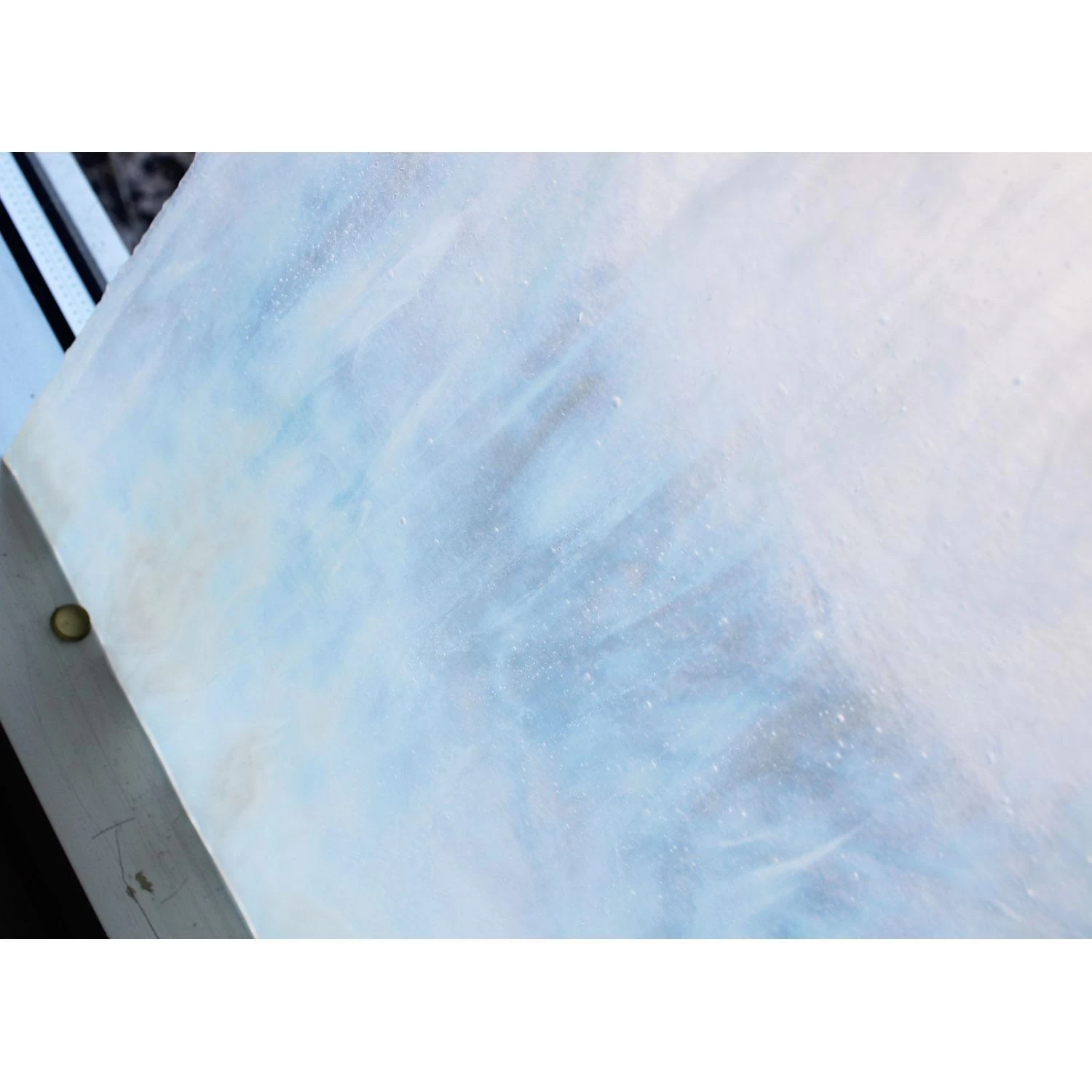 Youghiogheny White Ice, Dense White Opal Stipple 4 Youghiogheny White Ice, Dense White Opal Stipple - Image 4