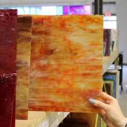 Youghiogheny White And Red Stipple 12 Youghiogheny White And Red Stipple -Stained Glass Deals Store 176341 40