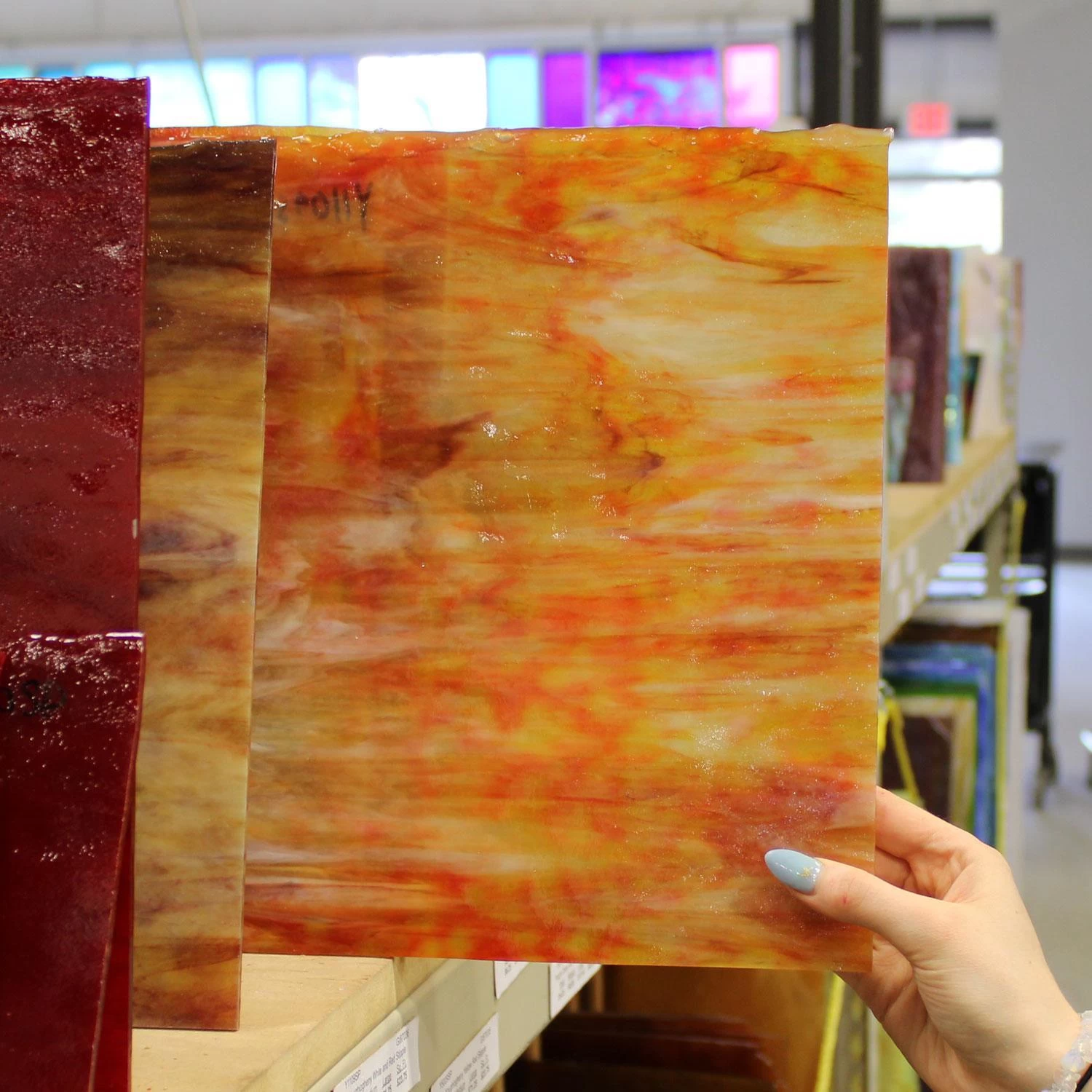 Youghiogheny White And Red Stipple 5 Youghiogheny White And Red Stipple - Image 5