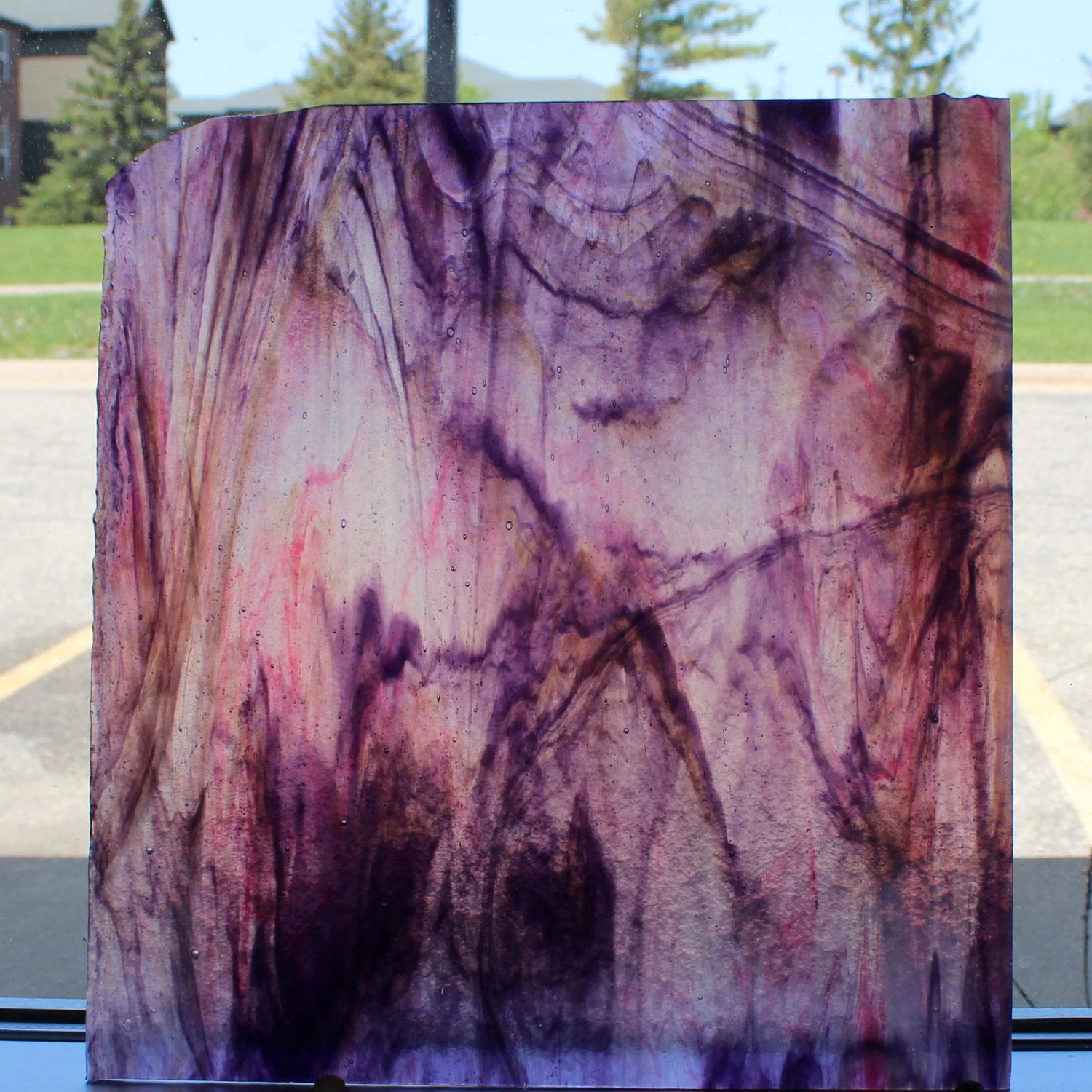 Youghiogheny White, Purple, Gold-Purple Stipple 2 Youghiogheny White, Purple, Gold-Purple Stipple - Image 2