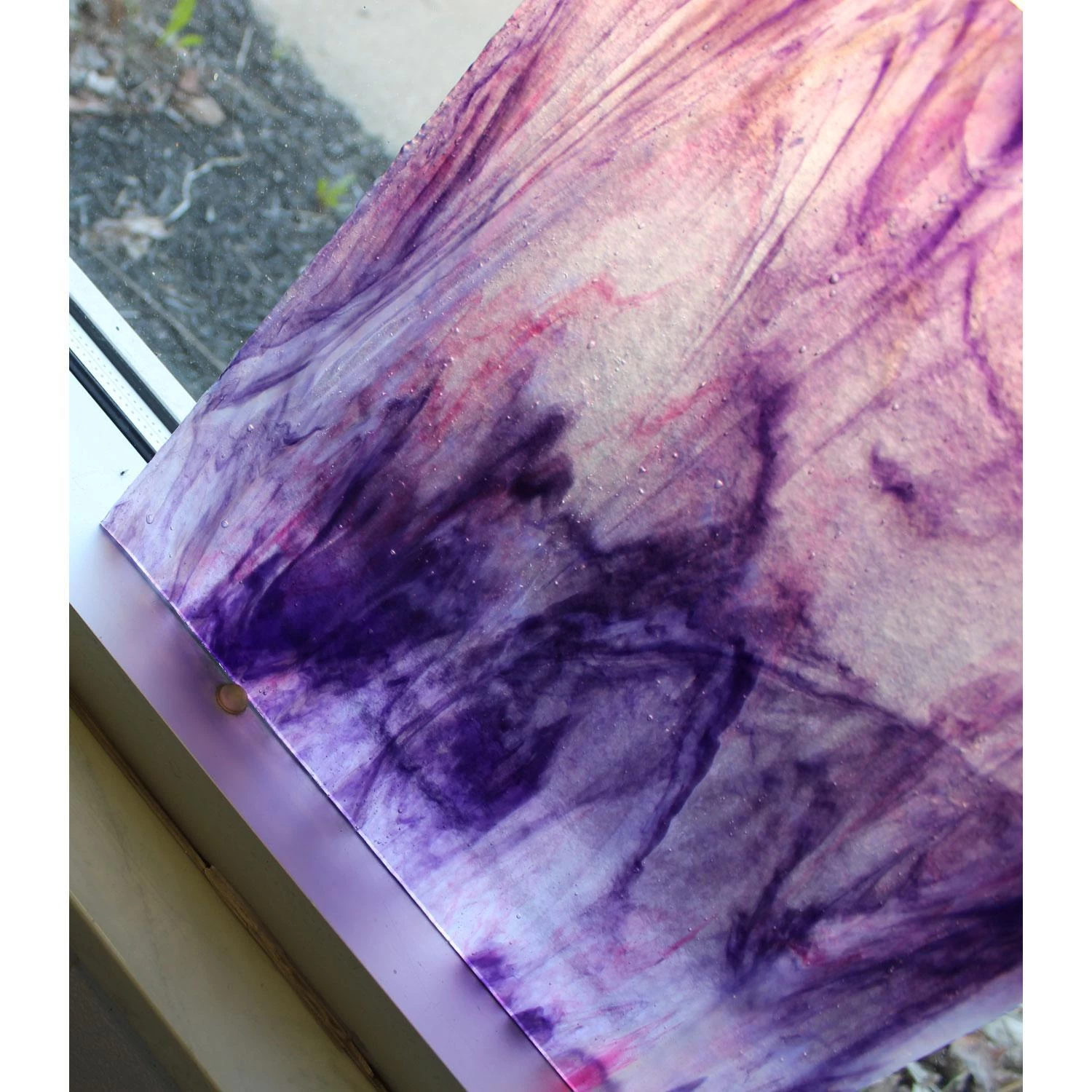 Youghiogheny White, Purple, Gold-Purple Stipple 4 Youghiogheny White, Purple, Gold-Purple Stipple - Image 4