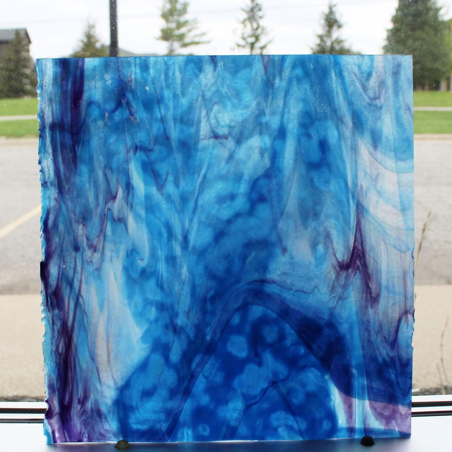 Youghiogheny Blue, Purple, Ice White Stipple 2 Youghiogheny Blue, Purple, Ice White Stipple - Image 2