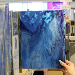 Youghiogheny Blue, Purple, Ice White Stipple 13 Youghiogheny Blue, Purple, Ice White Stipple -Stained Glass Deals Store 176397 40