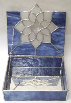 Youghiogheny Blue, Purple, Ice White Stipple 16 Youghiogheny Blue, Purple, Ice White Stipple -Stained Glass Deals Store 176397 70