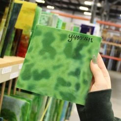 Youghiogheny Emerald Green Opal Mottle -Stained Glass Deals Store 176413 60