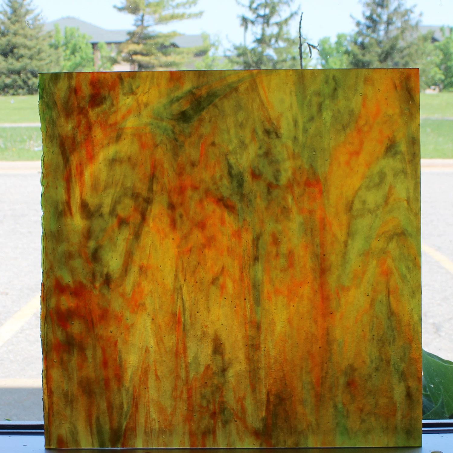 Youghiogheny Yellow, Red, Green Stipple 2 Youghiogheny Yellow, Red, Green Stipple - Image 2