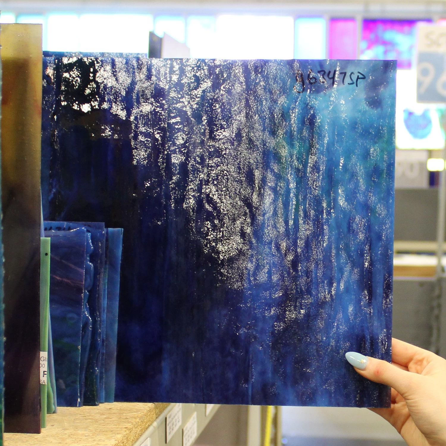 Youghiogheny Pink, Blue, Purple, Bubblegum, Green Stipple 5 Youghiogheny Pink, Blue, Purple, Bubblegum, Green Stipple - Image 5