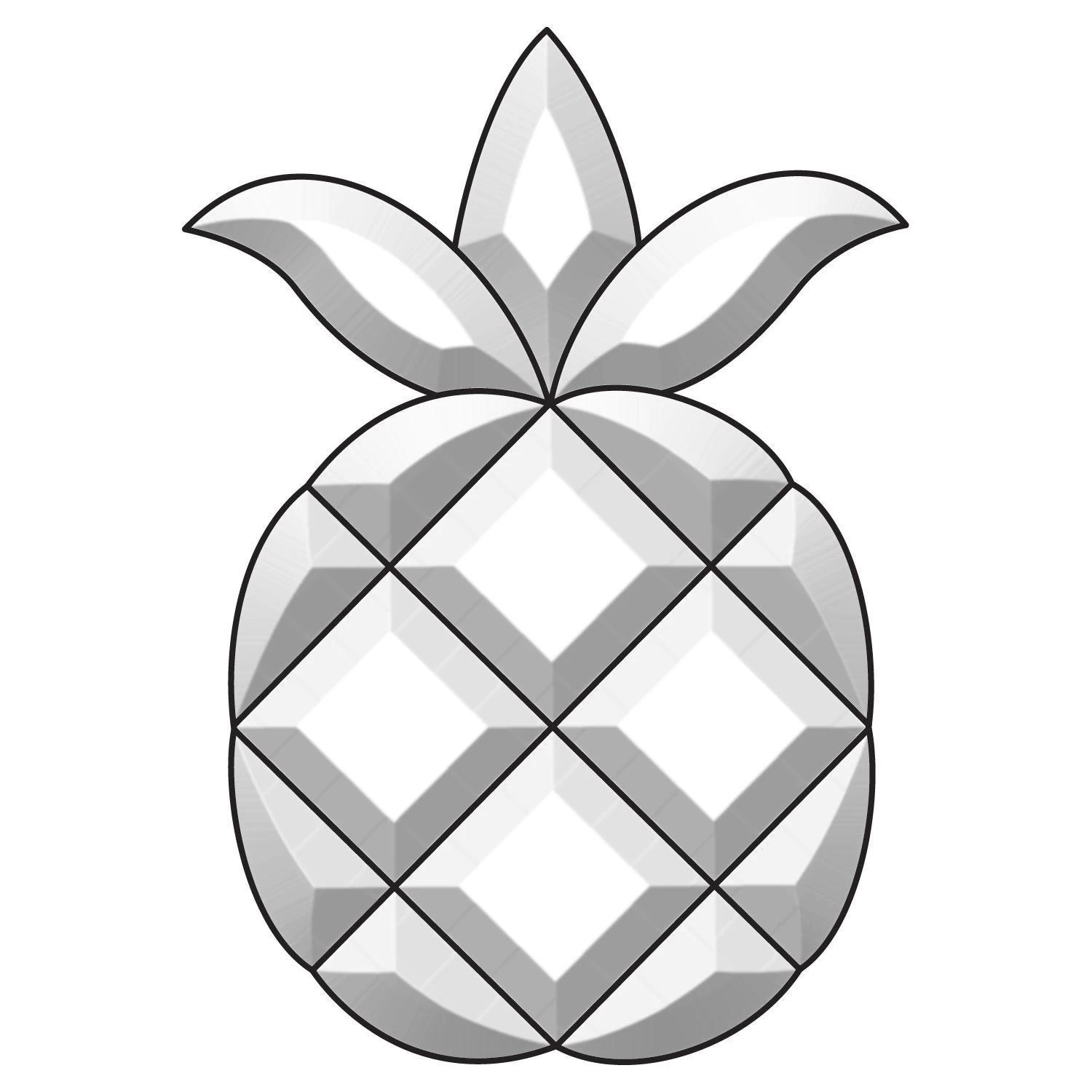 Pineapple Bevel Cluster 1 Pineapple Bevel Cluster