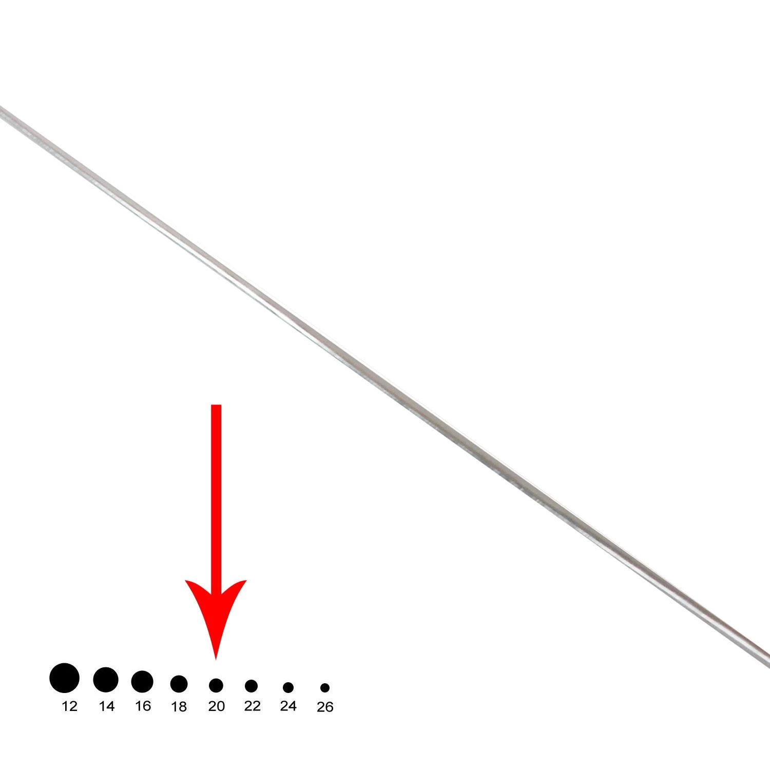 20 Gauge Round Fine Silver Wire - 1 Ft 1 20 Gauge Round Fine Silver Wire - 1 Ft