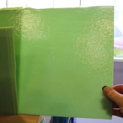 Bullseye Mint Green Opal Double Rolled - 90 COE -Stained Glass Deals Store 183146 40