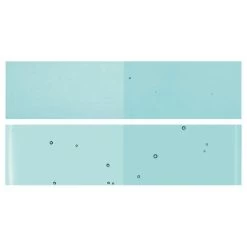 Bullseye Light Aquamarine Transparent Double Rolled - 90 COE -Stained Glass Deals Store 183344 30
