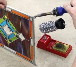 Bullseye Spring Green Transparent Double Rolled - 90 COE -Stained Glass Deals Store 183369 60