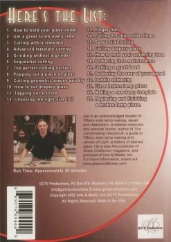 25 Pro Tips & Techniques For Stained Glass - DVD -Stained Glass Deals Store 185869 20