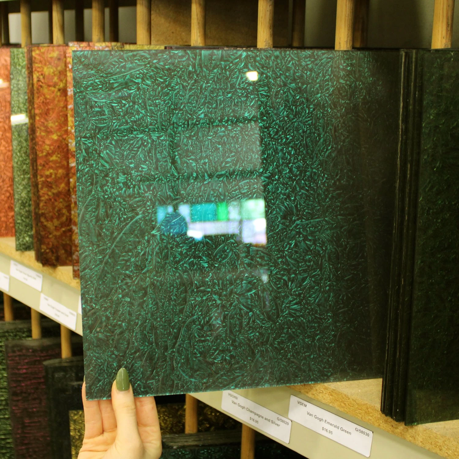 Van Gogh Emerald Green 2 Van Gogh Emerald Green - Image 2