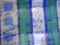 Bullseye Neo-Lavender, Purple And Cobalt Blue On Clear Mardi Gras - 90 COE -Stained Glass Deals Store 187591 70