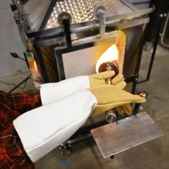 Deluxe High Heat Kevlar/PBI Gloves - 18" Length -Stained Glass Deals Store 187602 30
