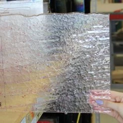 Bullseye Cranberry And Purple On Clear Mardi Gras - 90 COE -Stained Glass Deals Store 188155 40