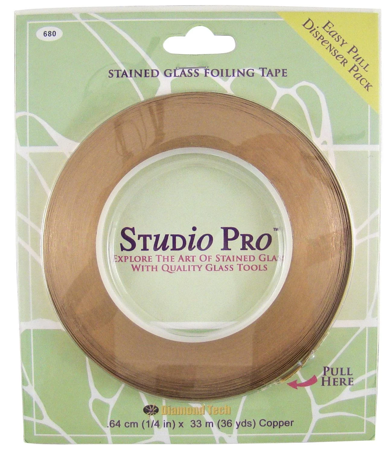 1/4" Copper Backed Studio Pro Foil - 1.0 Mil 1 1/4" Copper Backed Studio Pro Foil - 1.0 Mil