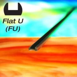 1/8" Flat U Lead Came - 45 Lbs Box