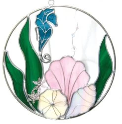 12" Nickel Plated Ring -Stained Glass Deals Store 188862 20