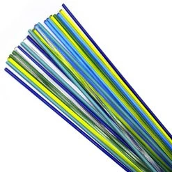 Blues And Greens Effetre Rod Assortment - 104 COE -Stained Glass Deals Store 189423 30