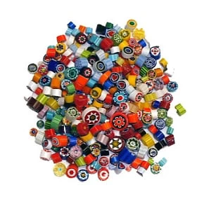 Shapes Millefiori Assortment, 2 Oz - 104 COE 6 Shapes Millefiori Assortment, 2 Oz - 104 COE - Image 6