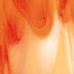 Bullseye White Opal, Orange Opal Streaky - 90 COE -Stained Glass Deals Store 192027 40