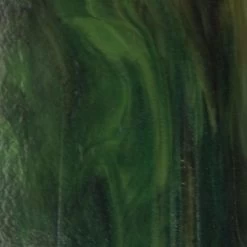 Bullseye Olive Green, Forest Green, Deep Brown Streaky - 90 COE -Stained Glass Deals Store 192052 40